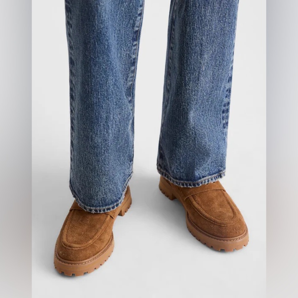 NIB Madewell The Ryder Ankle Boot in Warm Chestnut - Picture 4 of 10